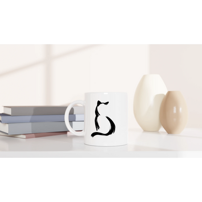 Tasse 325ml - Silhouette - Katze