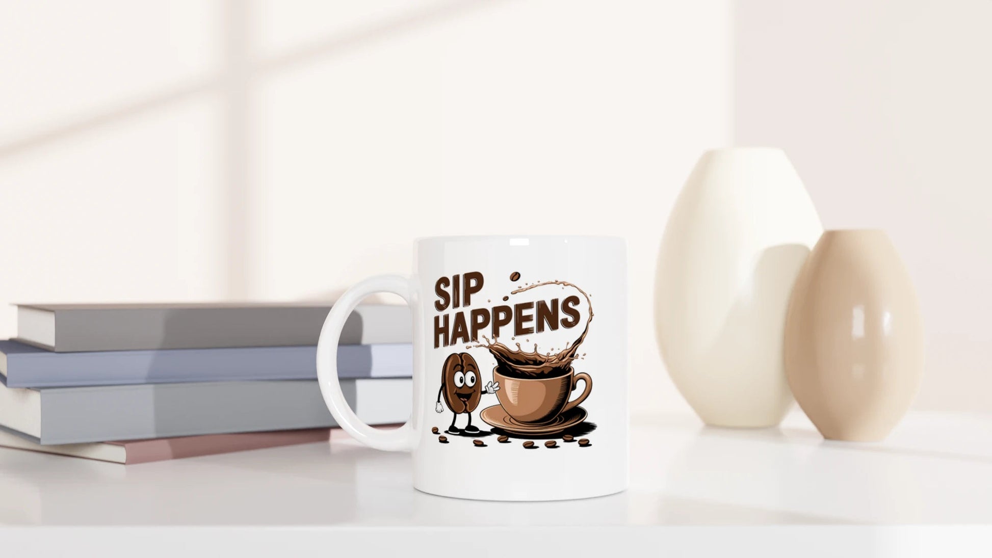 Tasse 325ml - Sip Happens - Kaffee