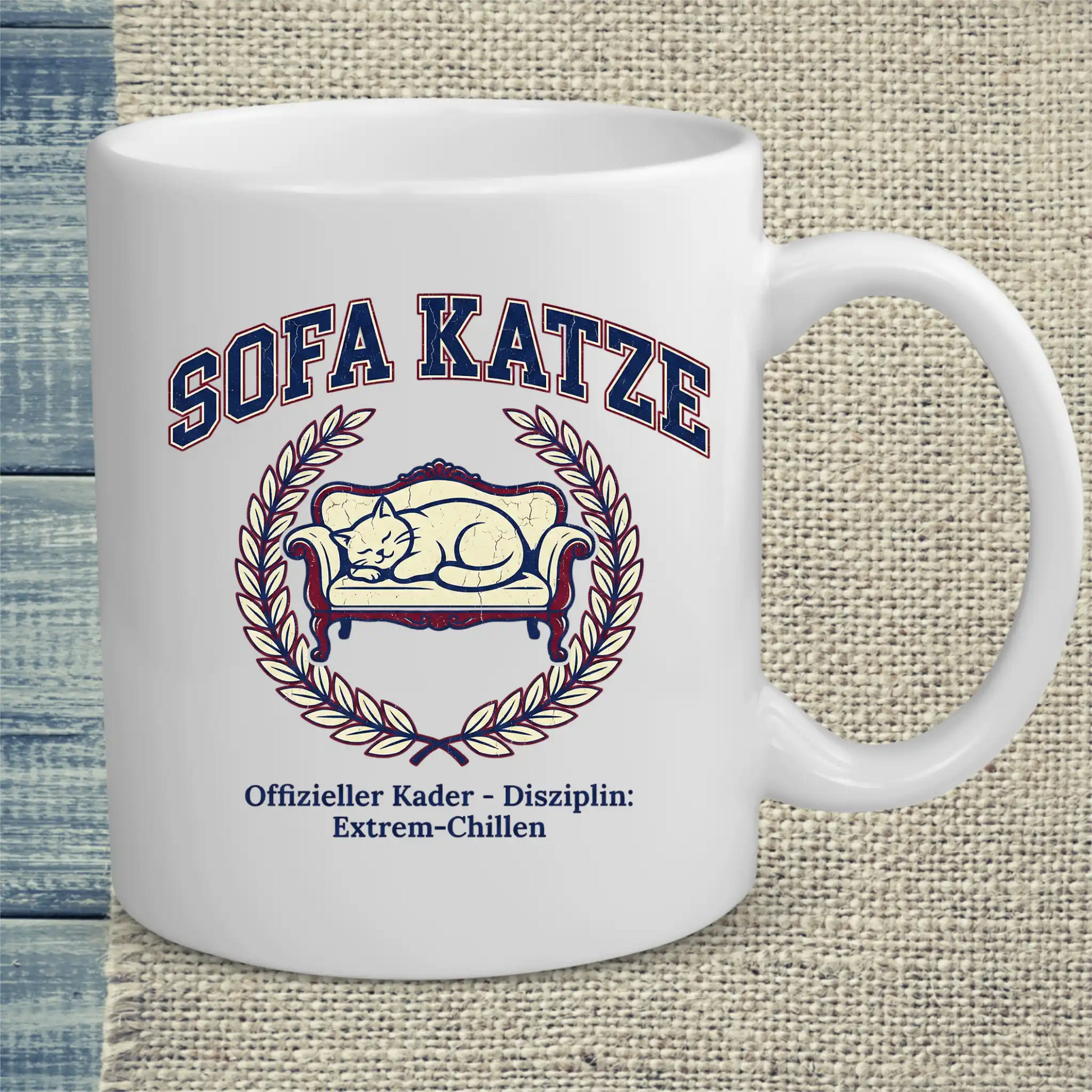 Tasse 325ml - Sofa Katze - Katze & Kaffee