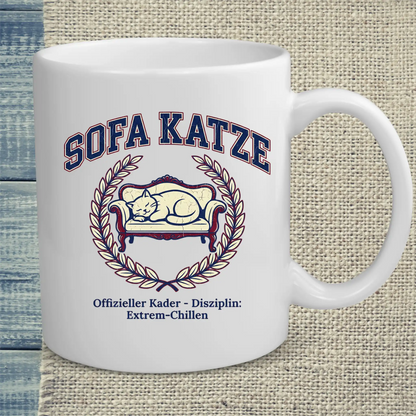 Tasse 325ml - Sofa Katze - Katze & Kaffee