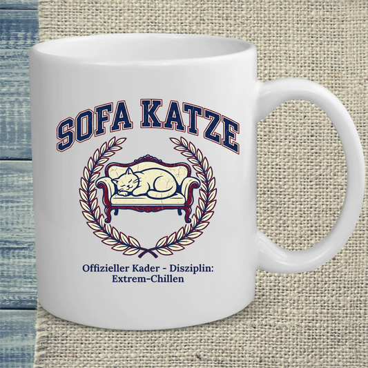 Tasse 325ml - Sofa Katze - Katze & Kaffee