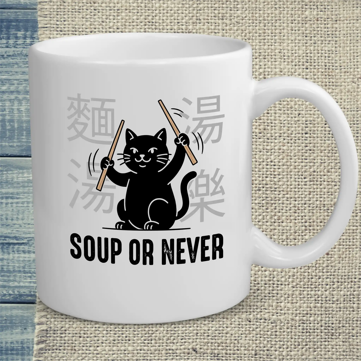 Tasse 325ml - SOUP OR NEVER - Katze, Ramen