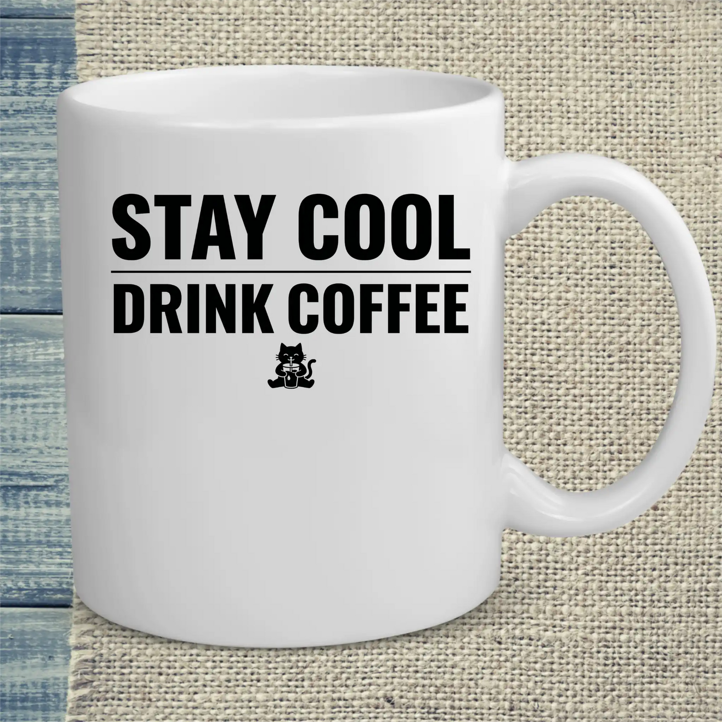 Tasse 325ml - Stay Cool - Kaffee, Sommer
