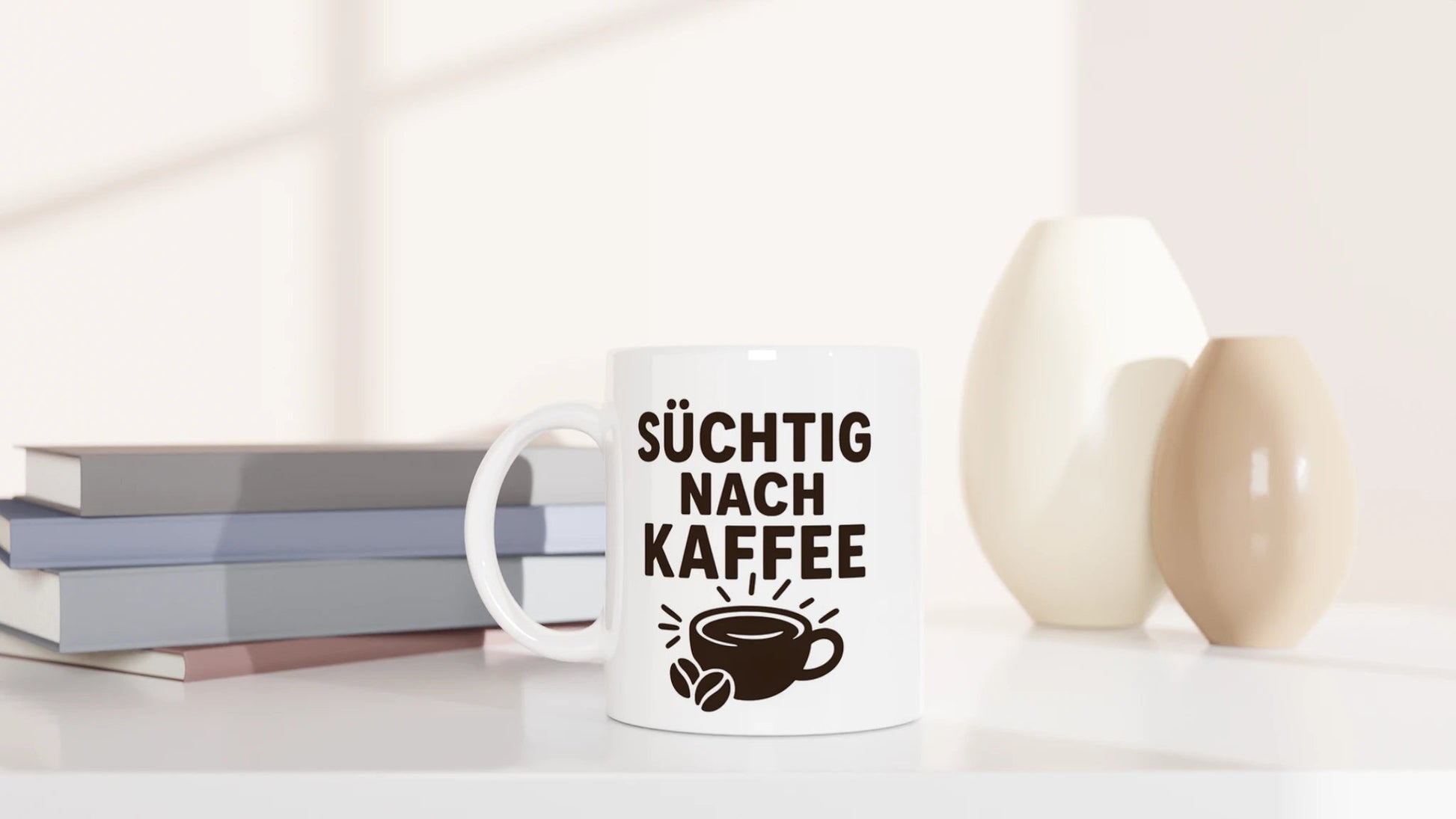 Tasse 325ml - Süchtig nach Kaffee - Kaffee