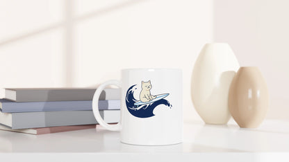 Tasse 325ml - Surfing Cat - Katze