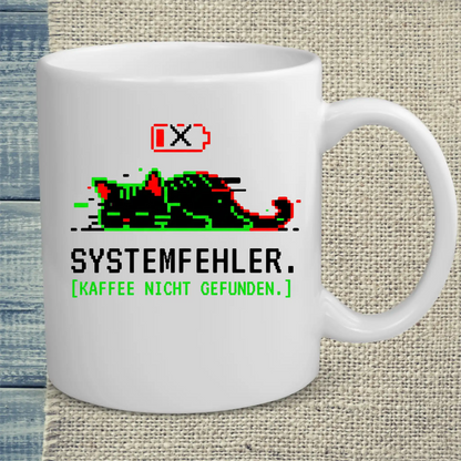Tasse 325ml - Systemfehler - Katze