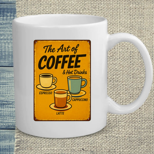 Tasse 325ml - The Art of Coffee - Kaffee, Retro
