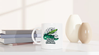 Tasse 325ml - Totally Under Control - Katze, Sommer