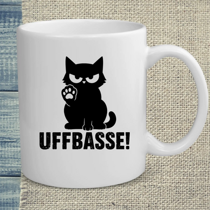 Tasse 325ml - Uffbasse! - Katze