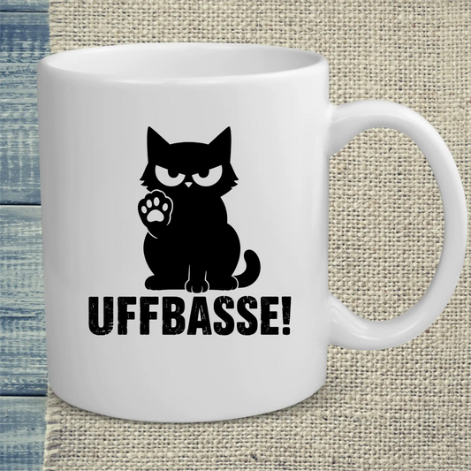 Tasse 325ml - Uffbasse! - Katze