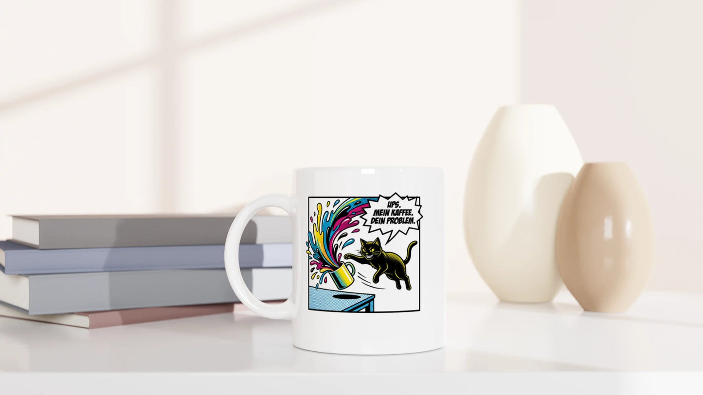 Tasse 325ml - Ups - Katze & Kaffee