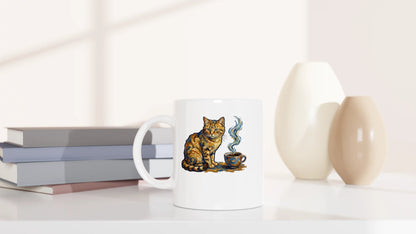 Tasse 325ml - Van Gogh Cat - Katze & Kaffee, Kunst