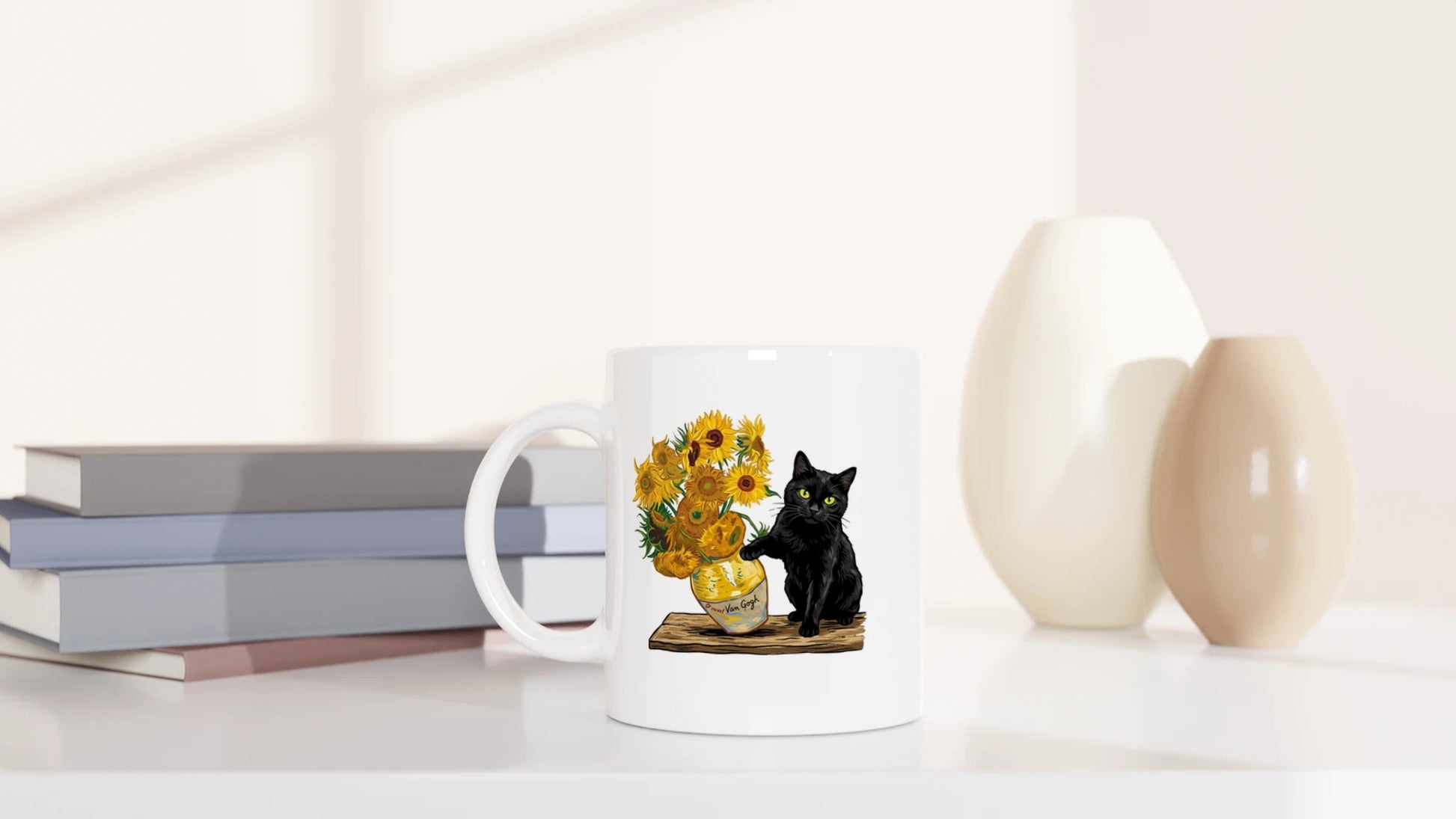 Tasse 325ml - Van Gogh Katze - Katze