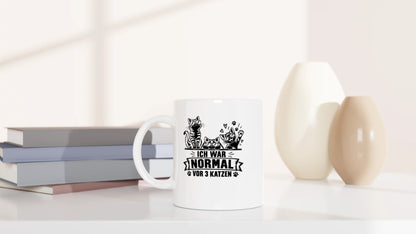 Tasse 325ml - Vor 3 Katzen - Katze