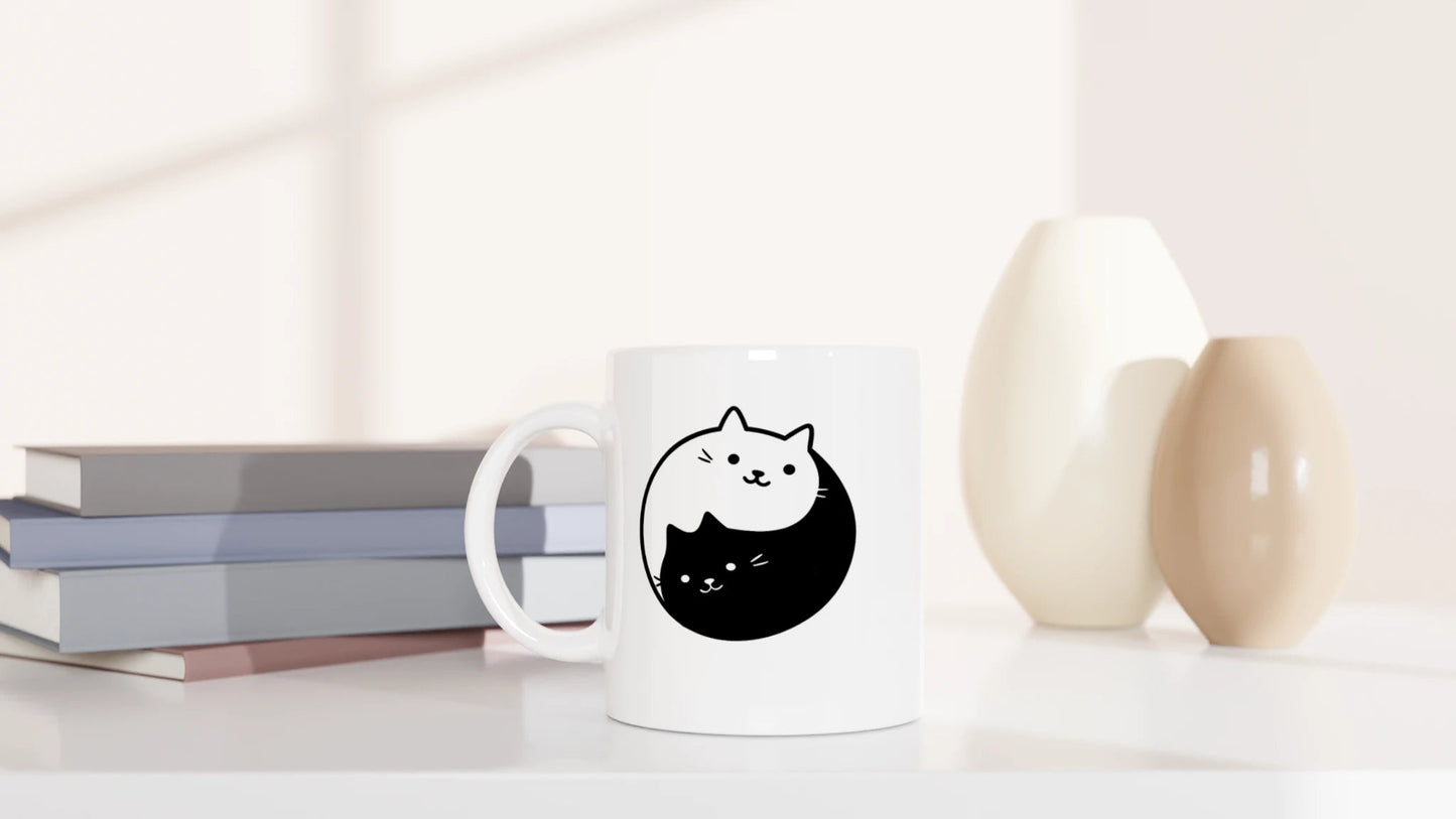 Tasse 325ml - yin yang - Katze
