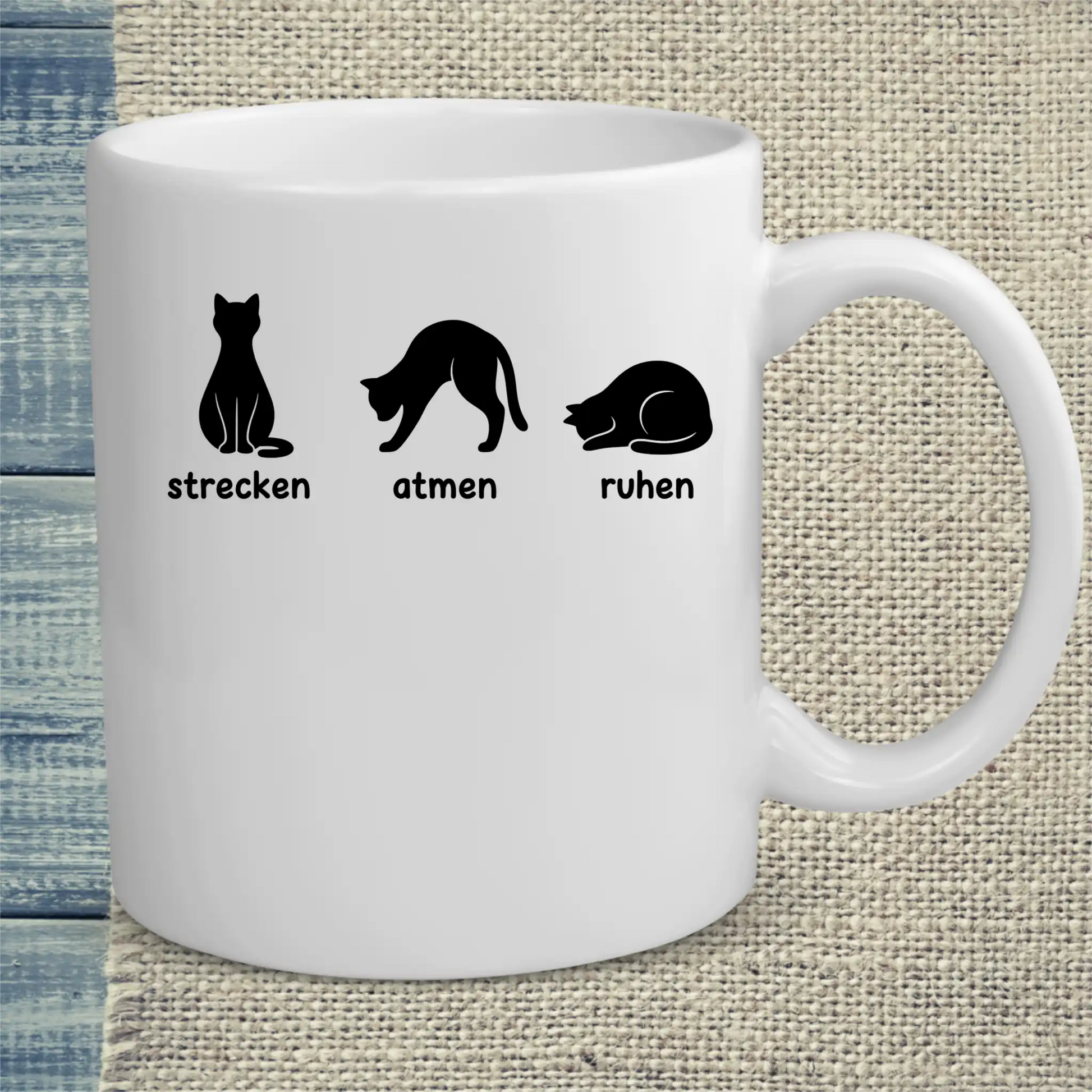 Tasse 325ml - Yoga - Katze