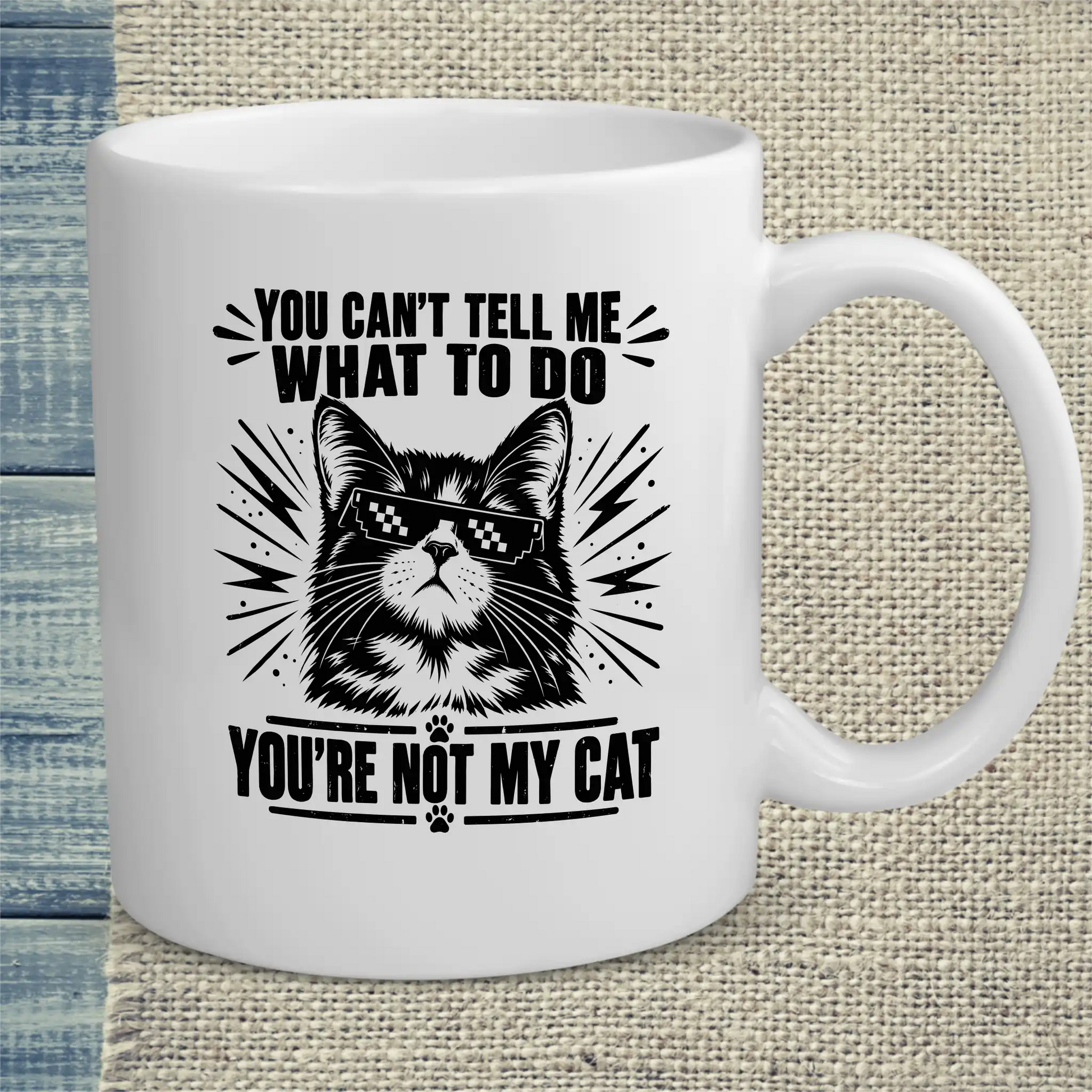 Tasse 325ml - You can't tell me - Katze