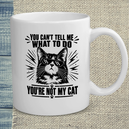 Tasse 325ml - You can't tell me - Katze