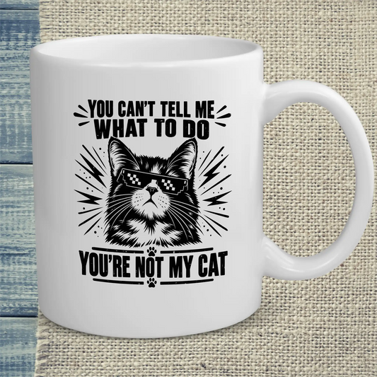Tasse 325ml - You can't tell me - Katze