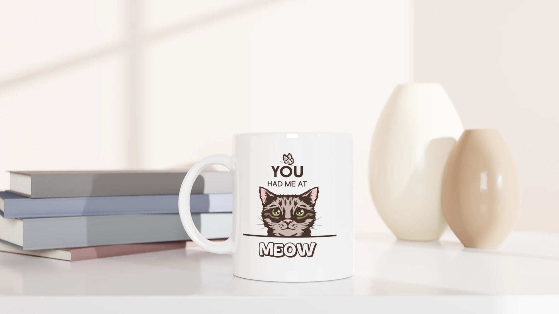 Tasse 325ml - You had me at MEOW - Katze
